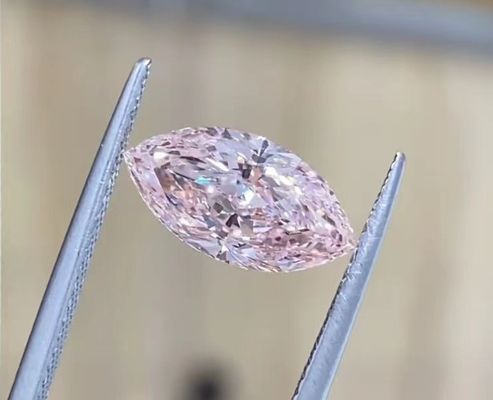 2.54ct 심혈관 질환 실험실 자란 분홍 다이아몬드 마키즈 화려한 절단 인증