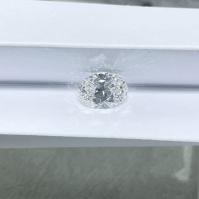 0.5ct 타원형 브릴리언트 절단 D VS 소형 실험실 자란 다이아몬드 IGI 인증
