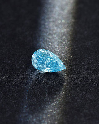 10 모스 페어 로즈 실험실에서 자란 블루 다이아몬드 1.0ct-1.8ct IGI 인증