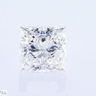1-1.99ct 프린세스 컷 IGI 인증 실험실 제작 합성 CVD 다이아몬드 공장 직판