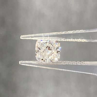 1.05CT 평면 쿠션 절단 실험실 제작 화이트 다이아몬드 F VVS2 CVD 실험실 자란 다이아몬드