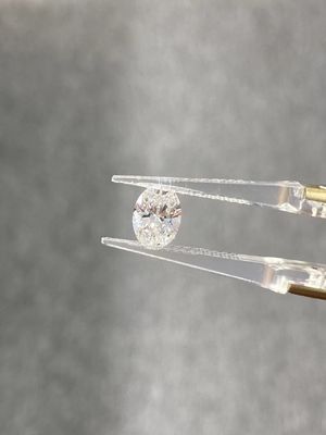 타원형 실험실에서 자란 CVD 흰 다이아몬드 3.4ct IGI 인증서